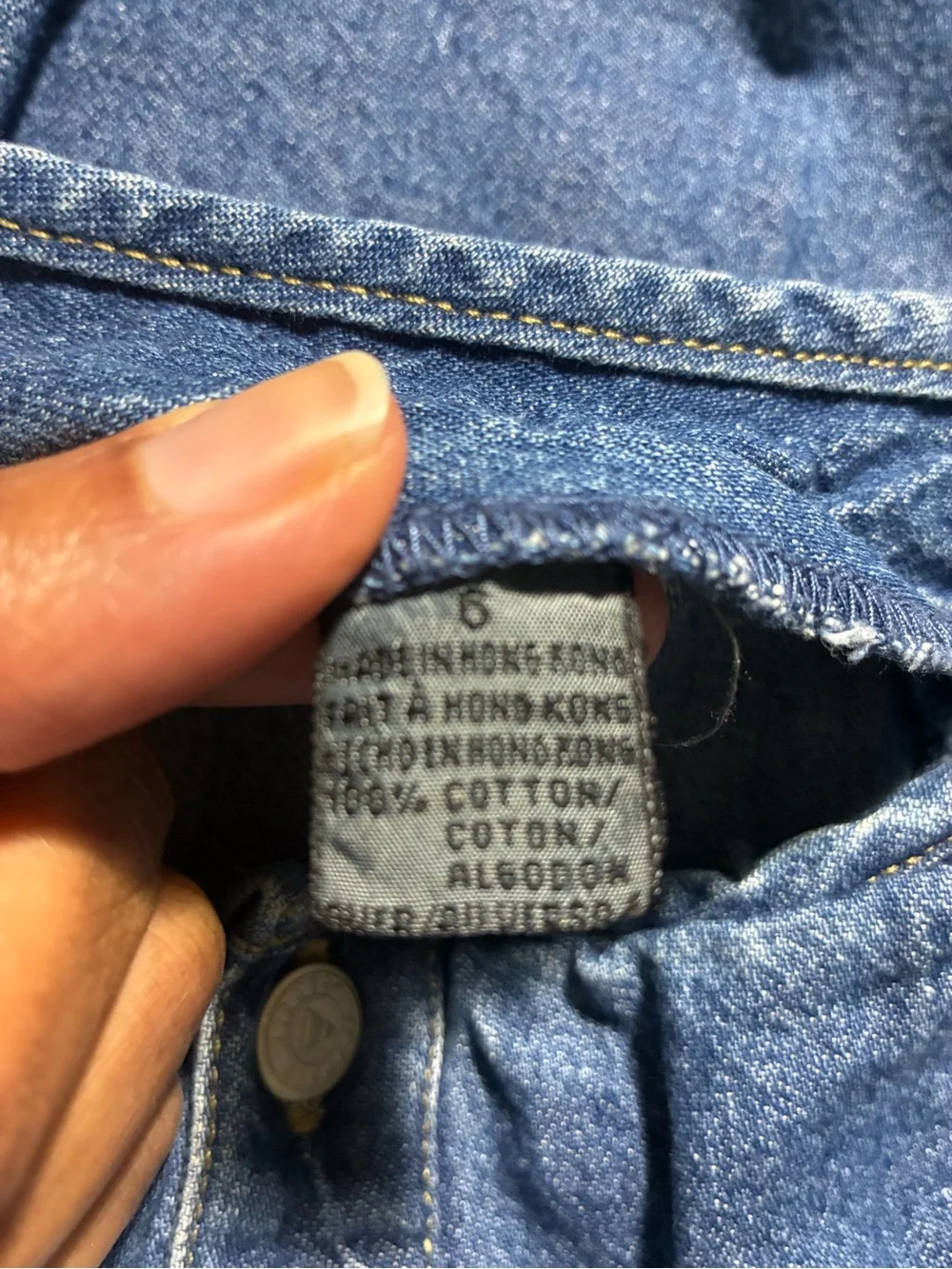 Liz wear Button-Front Denim A-Line Skirt